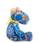 фото Игрушка лоскутная Art East, Бегемот, 23 см, Вариант A