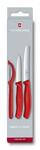 фото Набор ножей для овощей VICTORINOX, SwissClassic, 3 предмета, красный