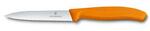 фото Нож для овощей VICTORINOX, SwissClassic, 10 см, оранжевая ручка