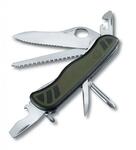 фото Перочинный нож VICTORINOX, Swiss Soldier's Knife, 11,1 см, 10 функций, зеленый