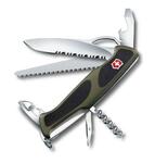 фото Перочинный нож VICTORINOX, RangerGrip, 13*22,5 см, 12 функций, зеленый