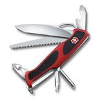 фото Перочинный нож VICTORINOX, RangerGrip, 13 см, 12 функций, красный, с фиксатором