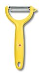 фото Овощечистка VICTORINOX, зубчатое лезвие, желтый