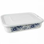 фото Лоток для продуктов Лысьвенские эмали, Зимнее кружево, 22*5 см