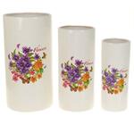 фото Набор декоративных ваз Polystar Collection, Flowers-Toledo, 3 предмета