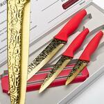 фото Набор ножей MAYER & BOCH, 4 предмета, золотистый клинок