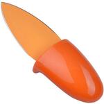 фото Нож для сыра MAYER & BOCH, НОН СТИК, оранжевый, заостренное лезвие