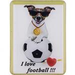 фото Магнит Lefard, I love football, 4,5*6 см