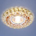 фото Встраиваемый светильник Elektrostandard 2170 MR16 GC/CL тонированный/прозрачный 4690389074080