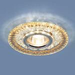 фото Встраиваемый светильник Elektrostandard 2198 MR16 CL/GD прозрачный/золото 4690389101038