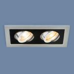 фото Встраиваемый светильник Elektrostandard 1031/2 MR16 SL/BK серебро/черный 4690389095436