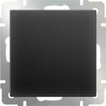 фото Выключатель одноклавишный проходной черный матовый WL08-SW-1G-2W 4690389054143