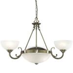 фото Подвесная люстра Arte Lamp Windsor White A3777LM-3-2AB