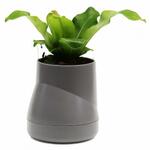 фото Горшок цветочный QUALY, Hill Pot, 13*13,7*13 см, серый
