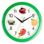 фото Часы настенные ВЕГА, 28,5 см, овощи