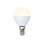 фото Лампа светодиодная (10217) E14 6W 3000K шар матовый LED-G45-6W/WW/E14/FR/O
