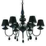 фото Подвесная люстра Ideal Lux Blanche SP6 Nero