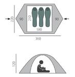 Фото №2 Палатка BTrace Guard 3 экстремальная