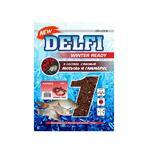 фото Прикормка DELFI зимняя ICE READY увлажненная (карась; мотыль + червь, черная, 500 г)