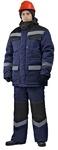 фото Зимний костюм для работы URSUS Передовик синий с черным (Смесовая ткань) -25°C