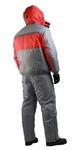 Фото №2 Зимний костюм для работы URSUS Стим-Ямал серый с красным (Оксфорд) -25°C