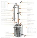 Фото №3 Самогонный аппарат (дистиллятор) Добрый жар Абсолют 60 литров + кран