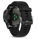 Фото №3 Спортивный навигатор Garmin FENIX 5 Sapphire Black Performer Bundle GPS (010-01688-32)