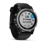 фото Спортивный навигатор Garmin FENIX 5S Plus,Glass,Silverw/BlackBnd (010-01987-21)