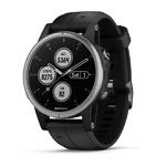 Фото №2 Спортивный навигатор Garmin FENIX 5S Plus,Glass,Silverw/BlackBnd (010-01987-21)