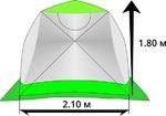 Фото №3 Зимняя палатка ЛОТОС Куб М2 Термо