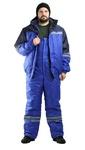Фото №3 Зимний костюм для работы URSUS Стим васильковый с синим (Оксфорд)