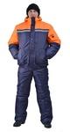 фото Зимний костюм для работы URSUS Стим т-синий с оранжевым (Оксфорд)
