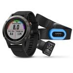 фото Спортивный навигатор Garmin FENIX 5 Sapphire Black Performer Bundle GPS (010-01688-32)