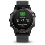 Фото №2 Спортивный навигатор Garmin Fenix 5 SAPPHIRE черные с черным ремешком