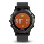 Фото №3 Спортивный навигатор Garmin FENIX 5 серые с черным ремешком и HRM-Tri (010-01688-30)