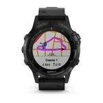 Фото №3 Спортивный навигатор Garmin FENIX 5 PLUS SAPPHIRE черные с черным кожаным ремешком (010-01988-07)