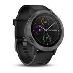 фото Спортивный навигатор Garmin VIVOACTIVE 3 черные с черным ремешком (010-01769-12)