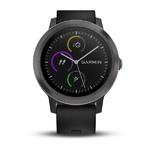 Фото №3 Спортивный навигатор Garmin VIVOACTIVE 3 черные с черным ремешком (010-01769-12)