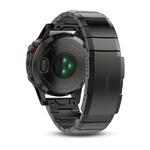 Фото №3 Спортивный навигатор Garmin FENIX 5 SAPPHIRE серые с металлическим браслетом (010-01688-21)