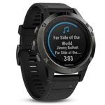 фото Спортивный навигатор Garmin FENIX 5 серые с черным ремешком (010-01688-00)