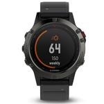 Фото №3 Спортивный навигатор Garmin FENIX 5 серые с черным ремешком (010-01688-00)