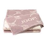 фото Плед JOOP! Cornflower Allower, 150x200 см., розовый, 58% хлопок, 30% акрил, 7% полиэстер