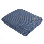 фото Плед Gant Home MELANGE WAFFLE KNIT 130x180см, синий