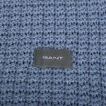 Фото №3 Плед Gant Home MELANGE WAFFLE KNIT 130x180см, синий