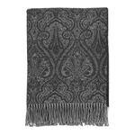 фото Плед Gant Home TANGLE PAISLEY THROW 130x180см, антрацит