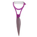 фото Нож для чистки овощей керамический Elios, цвет фиолетовый