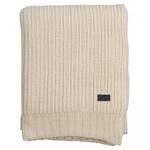 фото Плед Gant Home RIB KNIT 130x180см, бежевый