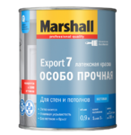 фото Краска для стен и потолков Marshall Export-7 база BC матовая 0,9 л