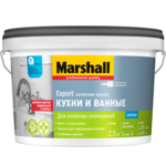 фото Краска для кухни и ванной Marshall Export база BC матовая 2,5 л