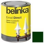 фото Эмаль антикоррозионная по ржавчине Belinka Email Direct зеленая 0,75 л
